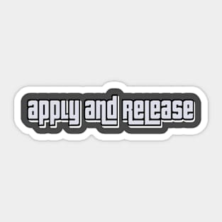 Apply and release Sticker